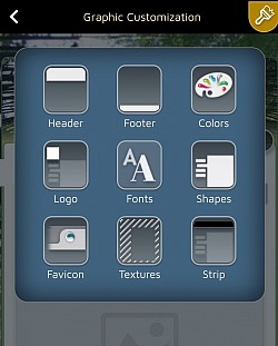 Du kan tilpasse mange aspekter af din gratis hjemmeside.