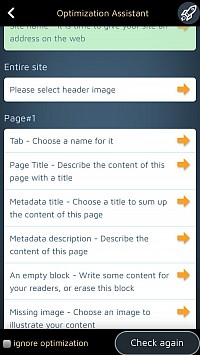 En unik funktion ved SimDif er aktiveringen af ​​en optimeringsassistent.